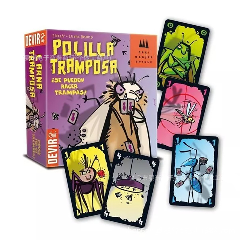 Board Game Wingspan - เกมไพ่ Mogel Motte Polilla Tramposa Devir-Game