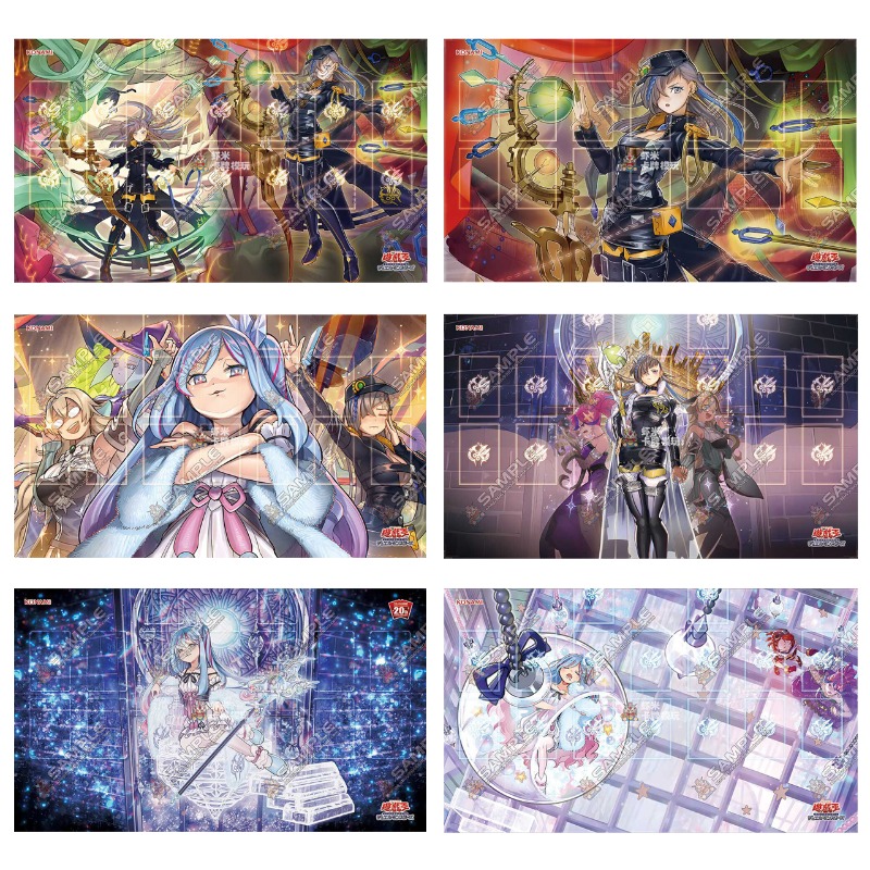 Board Game Yugioh - 600x350มม. ยูกิโอ! แผ่นรองเล่นธีม Witchcrafter Haine หนา