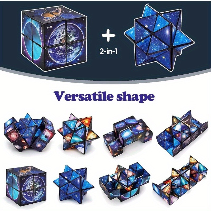 Board Game For 2 People - ของเล่นลูกบาศก์มหัศจรรย์ 2 in 1 Star Sky
