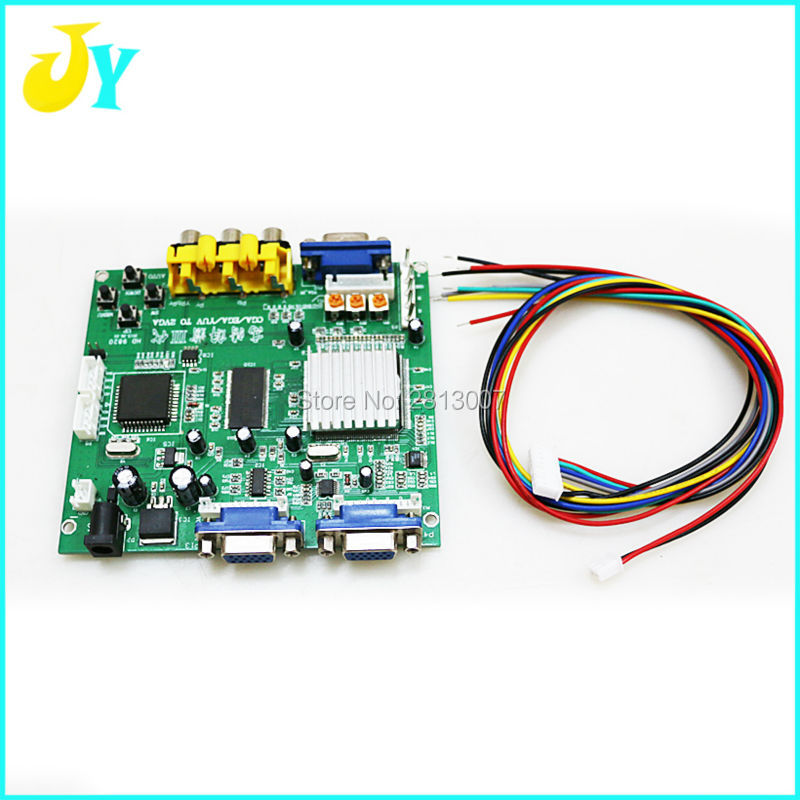 Board Game Video Games - แบบพกพาของแท้GBS-8220 V3.0ความละเอียดสูงCGA/EGA/VGA YUVถึง(2 * VGA)เกมอาเขตแปลงวิดีโอคณะกรรมการ
