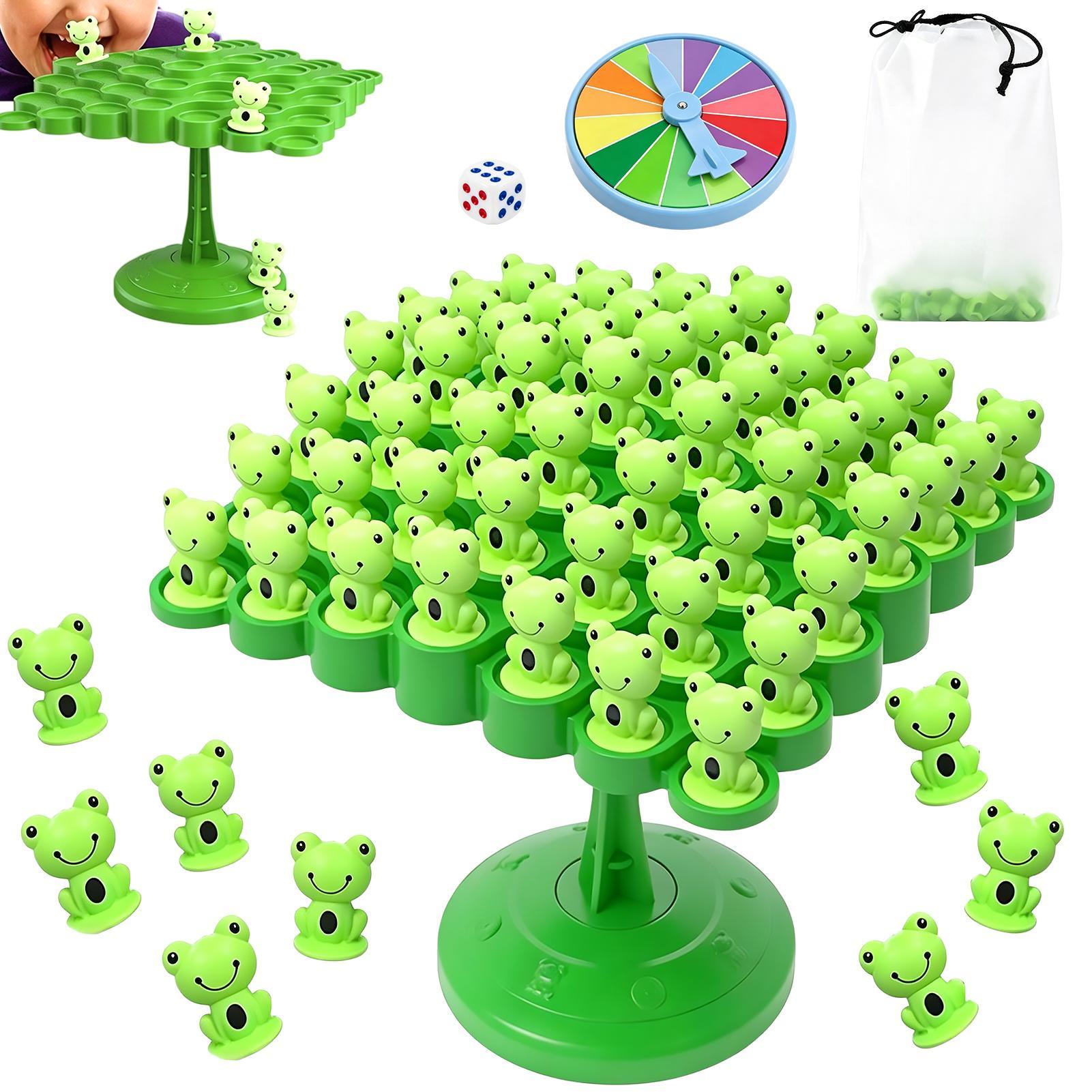 Board Game For 2 People - เกมกระดานทรงตัวรูปกบสำหรับเด็ก, เกมโต๊ะสนุกๆ สำหรับ 2 ผู้เล่น เล่นได้ทั้งเด็กและผู้ปกครอง,