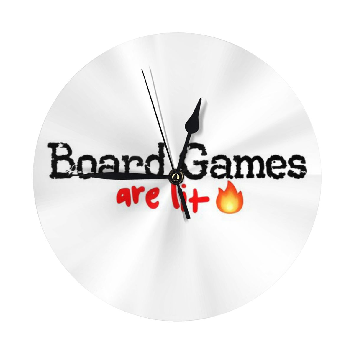 Board Game Cafe - เกมกระดานสุดเจ๋ง! ของขวัญขึ้นบ้านใหม่ นาฬิกาแขวนผนังสไตล์มินิมอล นาฬิกาแขวนผนังขนาดใหญ่สำหรับตกแต่งผนังร้านกาแฟ