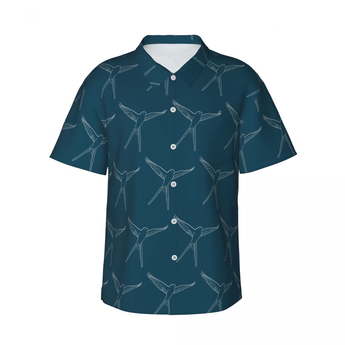 Board Game Wingspan - Wingspan Board Game Bird Outlin เสื้อเชิ้ตผู้ชาย