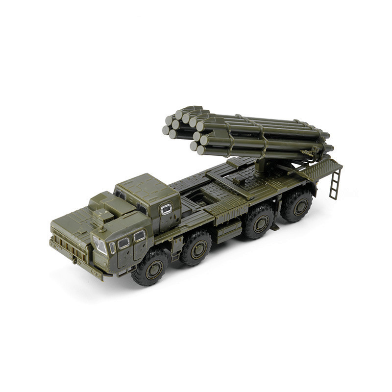 Board Game For 2 People - 4D 1/72รัสเซีย BM-30 9a52-2ยาวช่วง Rocket ประกอบปริศนา
