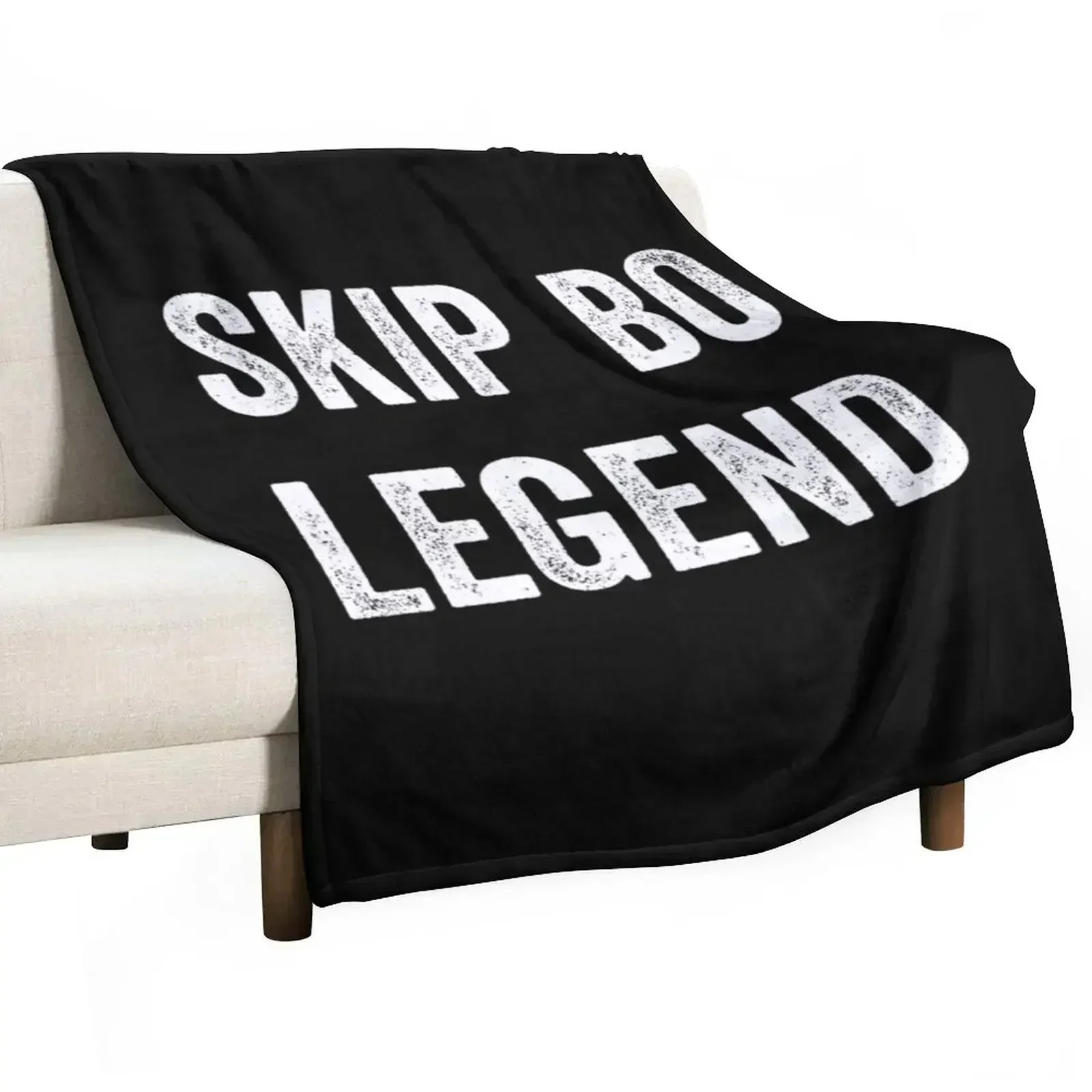 Board Game Hotel - ผ้าห่มนุ่มลายสก็อต Skip Bo Legend ของขวัญที่ดีที่สุดสำหรับผู้เล่นเกมกระดาน Skip