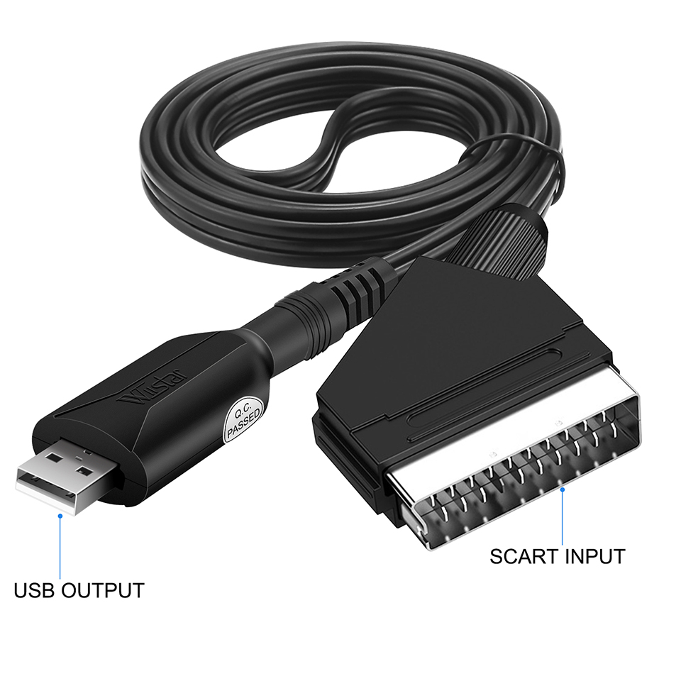 Board Game Video Games - SCART การ์ดจับภาพวิดีโอ Scart เป็น USB 2.0