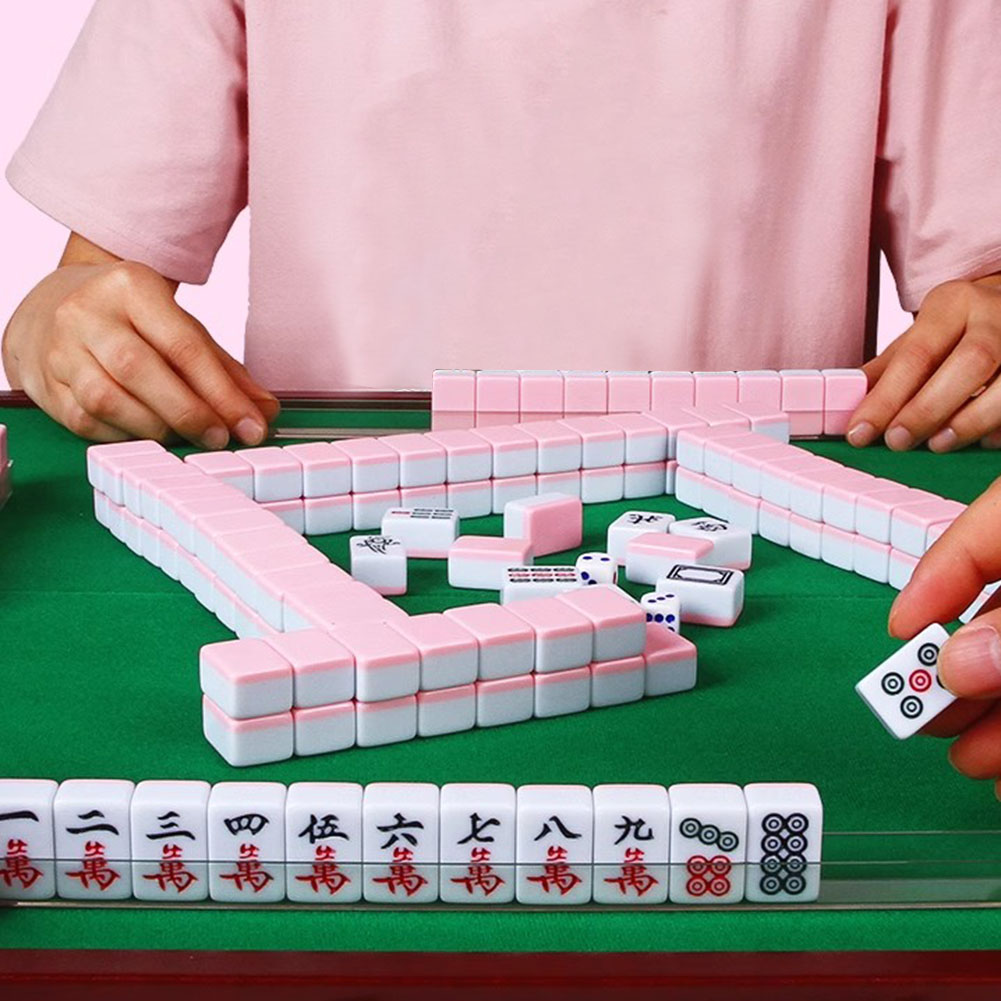 Board Game Name - มินิไพ่นกกระจอกไพ่นกกระจอกจีนแบบดั้งเดิมเกมกระดานคิดออกกำลังกายครอบครัวของเล่นประณีตแกะสลักตัวเลขตัวอักษรจีน