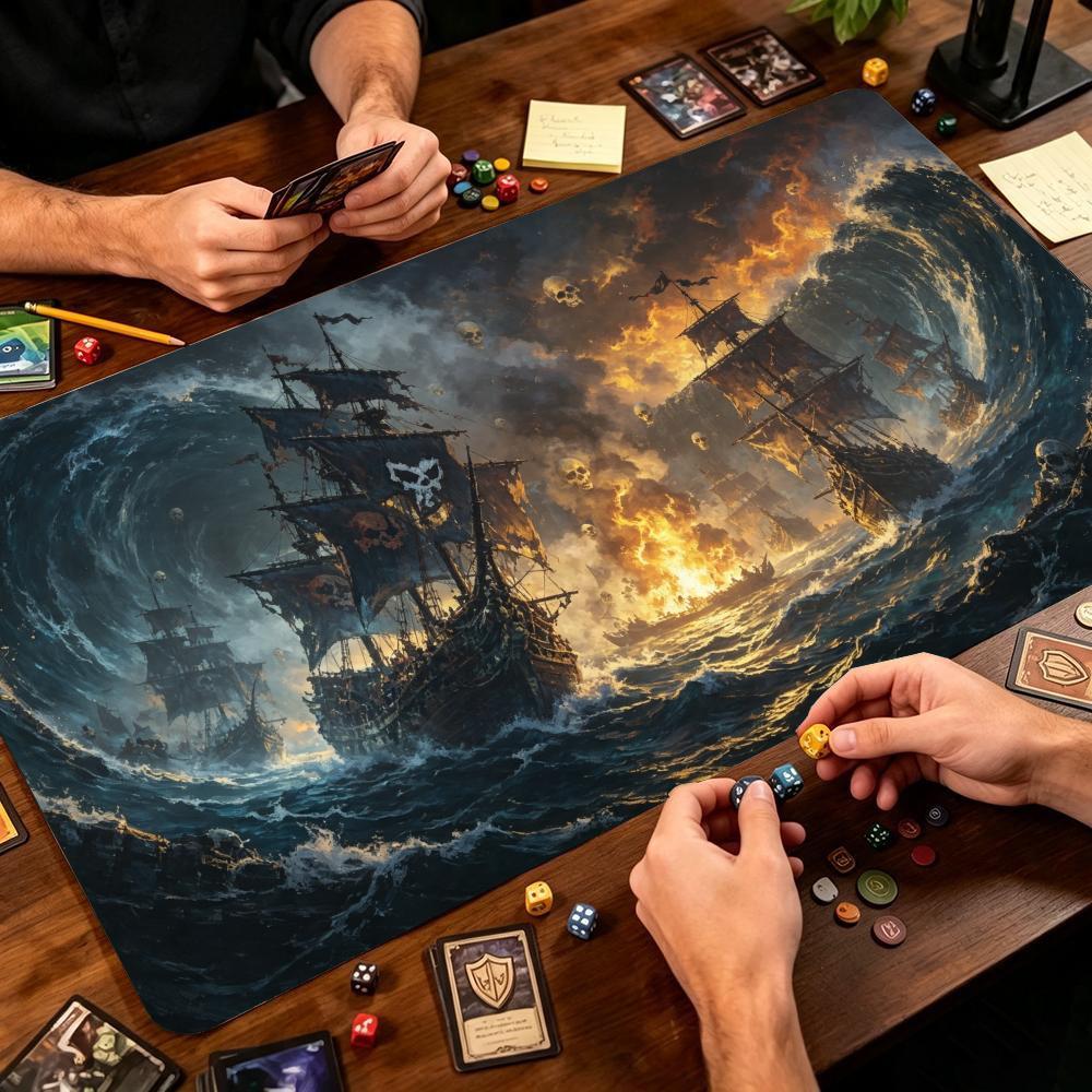 แผ่นรองเล่นเกมลายเรือโจรสลัดแฟ - Board Game Pirates บทวิจารณ์และราคา