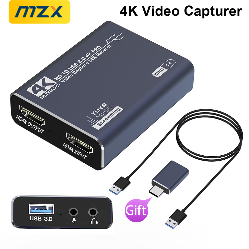 บอร์ดการ์ดจับภาพวิดีโอ mzx 4K  - Board Game Video Games บทวิจารณ์และราคา