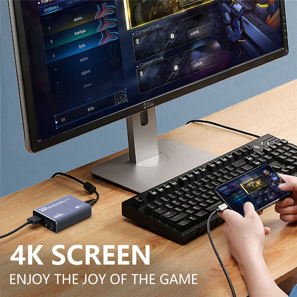 บอร์ดการ์ดจับภาพวิดีโอ mzx 4K  - Board Game Video Games บทวิจารณ์และราคา