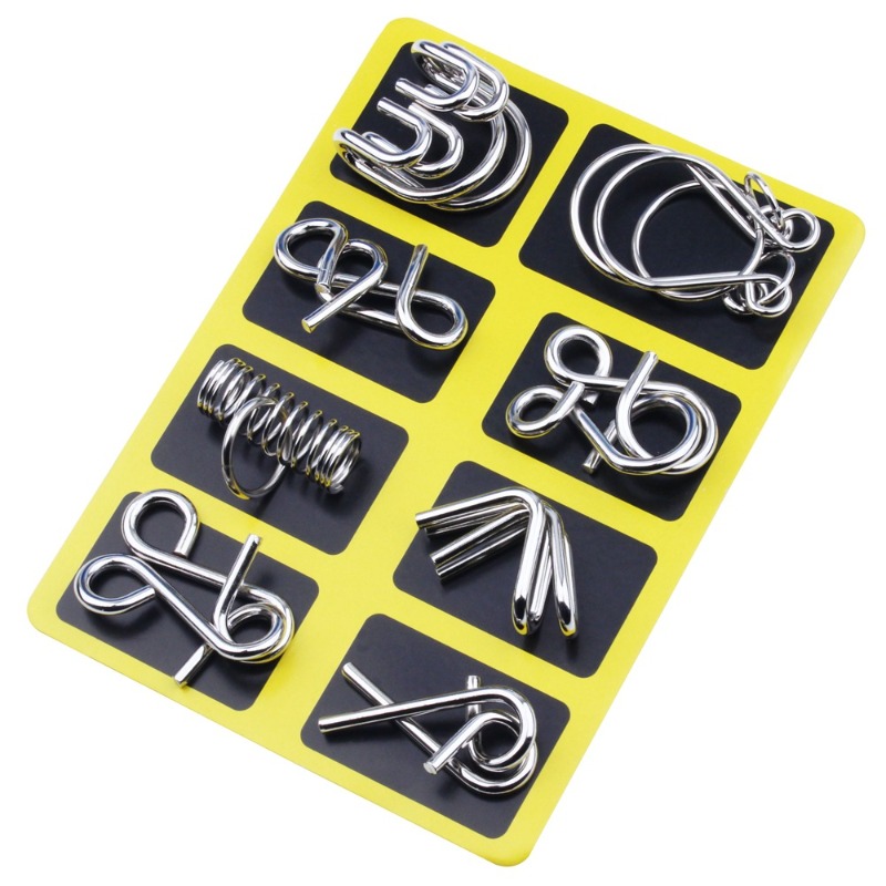 ชุดปริศนาโลหะ 8 ชิ้น เกมฝึกสมอ - Board Game Name บทวิจารณ์และราคา