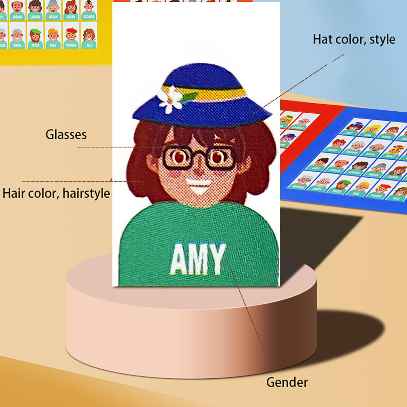 ครอบครัวเดาเกมกระดาน Who Am I  - Board Game Guess Who บทวิจารณ์และราคา