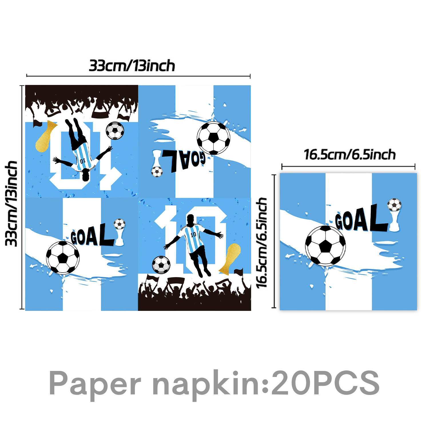 กระดาษเช็ดปากงานปาร์ตี้ฟุตบอล  - Board Game Football บทวิจารณ์และราคา