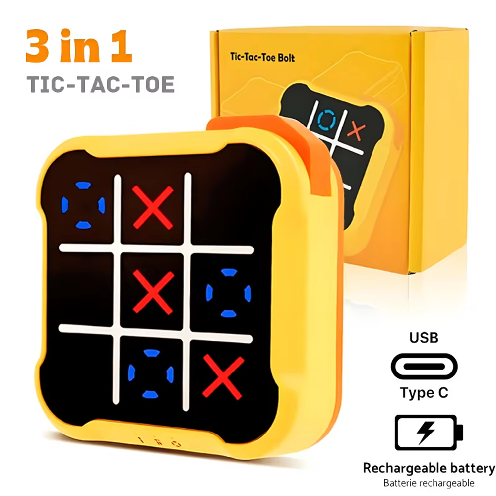 3in1 อิเล็กทรอนิกส์ TIC-TAC-TO - Board Game For 3 Players บทวิจารณ์และราคา