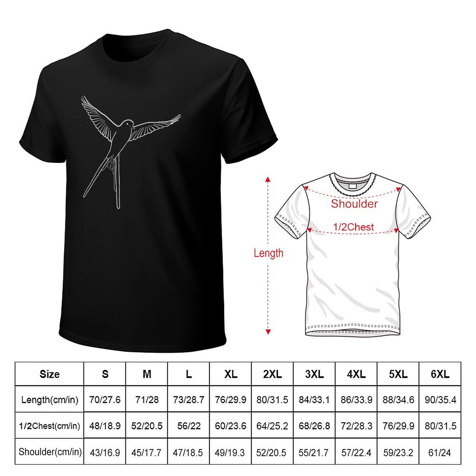 เสื้อยืดลายโครงร่างนกจากเกมกระ - Board Game Wingspan บทวิจารณ์และราคา