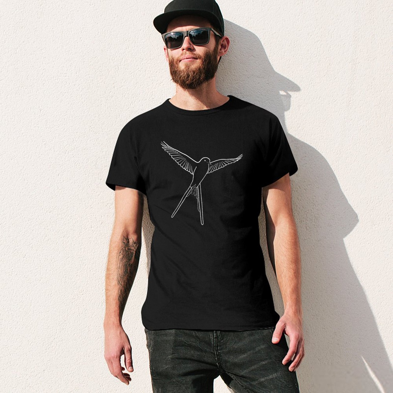 เสื้อยืดลายโครงร่างนกจากเกมกระ - Board Game Wingspan บทวิจารณ์และราคา